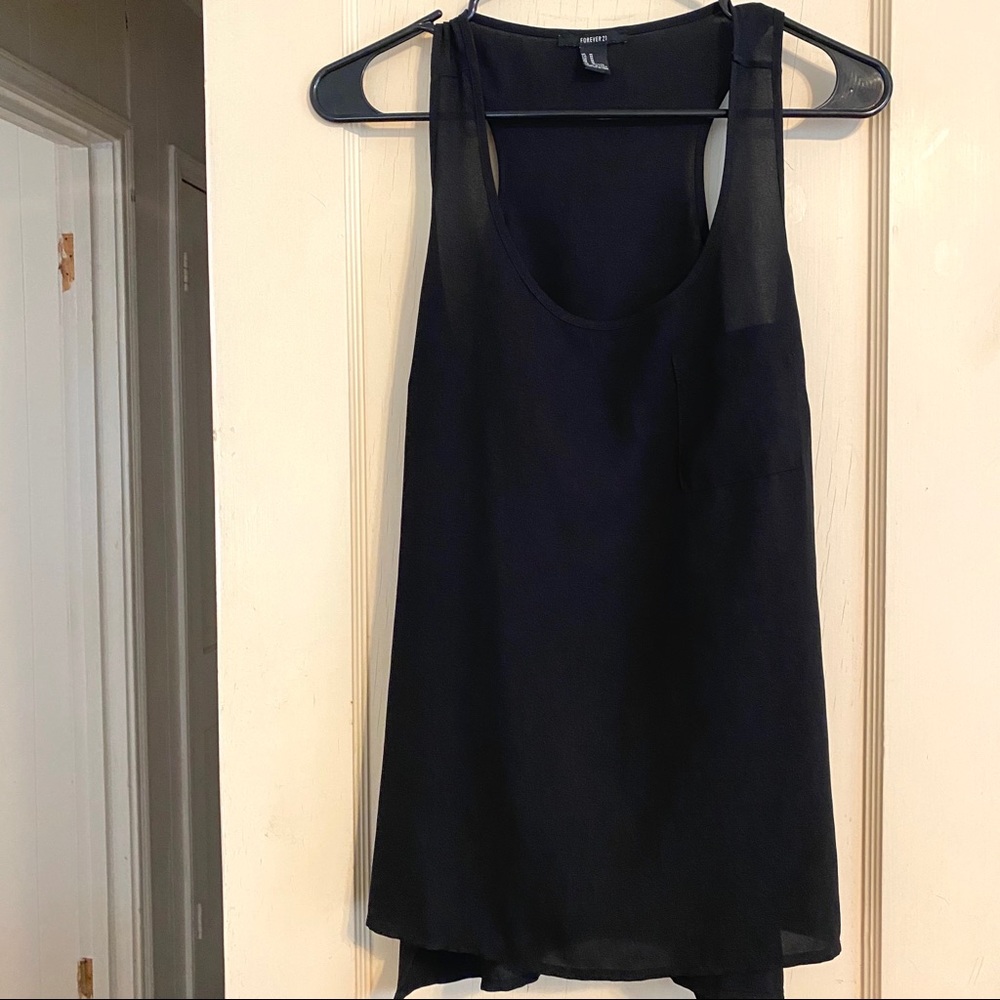 Black Racer Back Tank